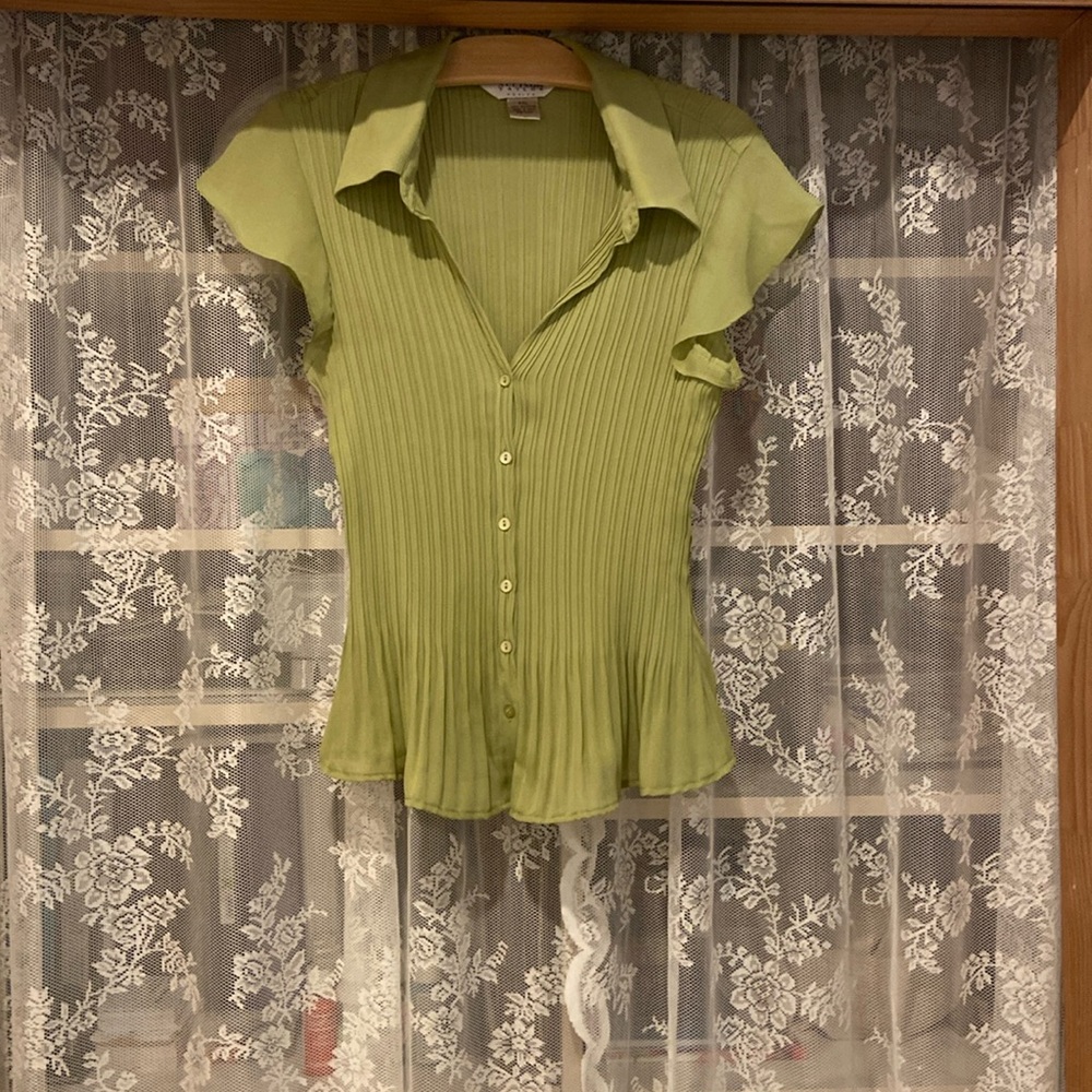 Vintage green blouse